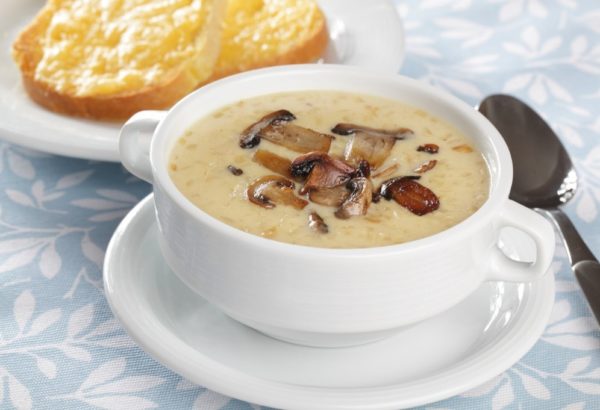 Cashew Mushroom Soup, Veggie, Soup, Lunch, Dinner