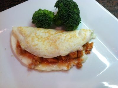 Breakfast or Lunch Chicken Omelet