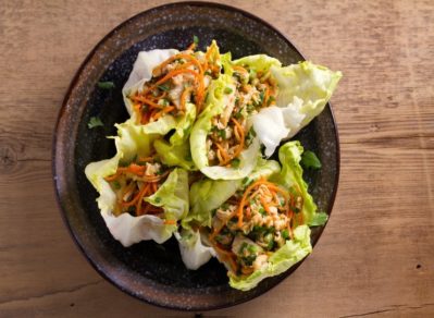 Chicken Lettuce Wrap, paleo, ketogenic, keto, healthy, lunch, dinner